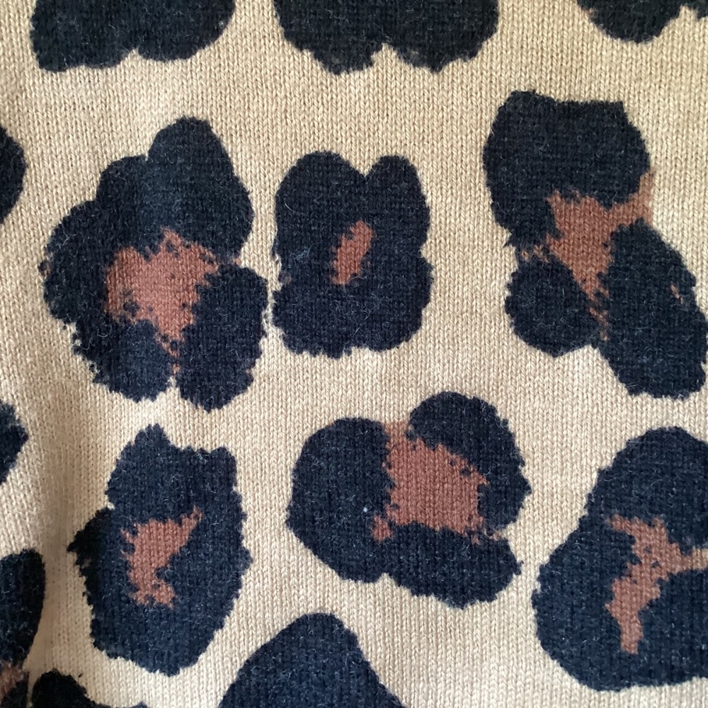 Tyler Boe Leopard Print Soft Soft Sweater - image 5